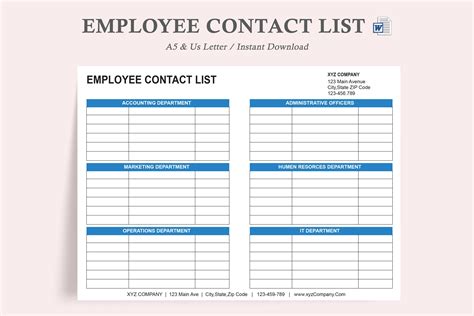 Staff Contacts .